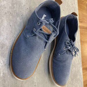 TIMBERLAND MEN'S HOOK SET LOW LACE SNEAKER DARK BLUE CANVAS A6CNJ-EP4 ALL SIZES